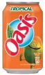 Oasis Tropical vruchtenlimonade 33 cl - Pak van 24 blikjes