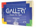 Gallery witte systeemkaarten 10x15 cm effen - Pak van 100 stuks
