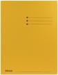 Esselte dossiermap geel karton 180g/m² met overslag van 1 cm 