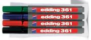 Edding whiteboardmarker e-361 ass. kleuren - Etui van 4 stuks