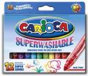 Carioca viltstift Super Jumbo Superwashable - 12 stuks in kartonnen etui (Doos v