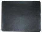 Onderlegger zwart leder 42x50 cm