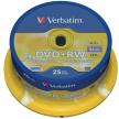 Verbatim DVD rewritable DVD+RW - spindel van 25 stuks