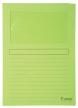Exacompta L-map met venster Forever - pak van 100 stuks - lichtgroen