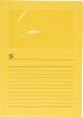 5Star L-map A4 met venster intens geel - Pak van 100 stuks