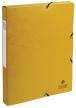 Exacompta elastobox Exabox A4 uit karton geel - Rug van 25 mm