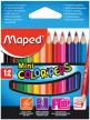 Maped driehoekig kleurpotlood Color'Peps Mini - 12 stuks in kartonnen etui