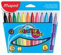 Maped viltstift Color'Peps Maxi - 12 stiften in kartonnen etui