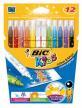 Bic Kids viltstift Colour & Erase - 10 stiften en 2 uitwisstiften