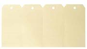 Agipa draadetiketten ivoor 70x140mm