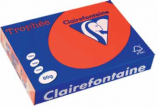 Clairefontaine gekleurd papier Trophée Intens A4 80 g/m² koraal rood