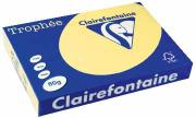 Clairefontaine gekleurd papier Trophée Pastel A3 80 g/m² citroengeel
