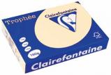 Clairefontaine gekleurd papier Trophée Pastel A4 160 g/m² ivoor