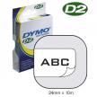Dymo D2 tape - labelcassette 24 mm x 10 M wit