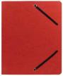Elastomap uit glanskarton met elastieken A4, rood, 25 st.
