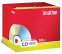 Imation CD-RW rewritable 700MB/80min. - opnamesnelheid: 1x - 4x - doos van 10 st