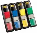 Post-it® Index Smal rood, groen, blauw en geel 