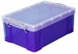 Really Useful Boxes CD/DVD-opbergdoos - RUB - voor 18 CD's of 10 DVD's - purper 