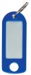 Sleutelhanger 55x22 mm blauw