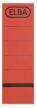Elba klasseurrugetiketten zelfklevend 59 x 190 mm rood