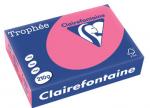 Clairefontaine gekleurd papier Trophée Intens A4 210 g/m² fuchsia 