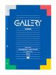 Gallery 4-gaats cursusblok A4 gelijnd