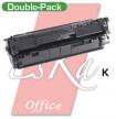 EsKa Office compatibele toner HP Q2612A / HP 12A zwart DUBBELPAK