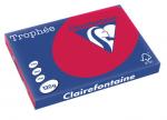 Clairefontaine gekleurd papier Trophée Intens A3 120g/m² kersenrood  