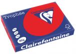 Clairefontaine gekleurd papier Trophée Intens A3 80 g/m² koraalrood 