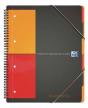 Oxford 4-gaats spiraalschrift 'International Organiserbook' A+ Geruit 5mm