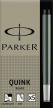 Parker inktpatronen Quink zwart 