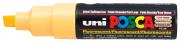 Uni-ball Paint Marker Posca PC-8K beitelpunt 8mm licht fluo oranje