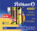 Pelikan TP/6 inktpatronen 4100 koningsblauw