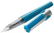 Pelikan vulpen Pelikano blauw met 2 vullingen voor linkshandigen