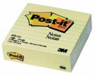 Post-it® notes gelijnd geel 100 x 100 mm 