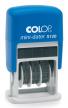 Colop mini-datumstempel 4mm blauw Nederlands