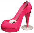 Scotch plakbandafroller Stiletto roze + 1 rol Magic Tape