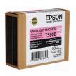Epson inkt cartridge C13T580B00 - T580B vivid licht magenta origineel