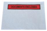 Zelfklevend documentenmapje A5 'Documents enclosed'  