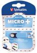 Verbatim USB Stick Micro+ 8GB blauw