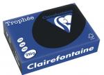 Clairefontaine gekleurd papier Trophée Intens A4 210 g/m² zwart 