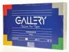 Gallery witte systeemkaarten 12,5x20 cm gelijnd - Pak van 100 stuks