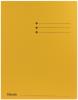 Esselte dossiermap geel karton 180g/m² met overslag van 1 cm 