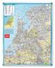 Nobo wegenkaart Nederland - 108 x 130 cm