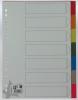 5Star tabbladen karton A4 11-gaats met indexblad - 7 tabs geassorteerde kleuren