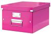 Leitz opbergdoos Wow Click & Store A4 roze