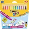 Bic Kids Viltstift Baby - 12 stiften in kartonnen etui