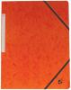 5Star elastomap A4 oranje met elastieken zonder kleppen - Pak van 10 stuks 