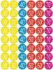 Agipa kortinglabels geassorteerd - Pak van 240 stuks