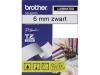 Brother® label - tape TZe-111 6mm x 8M zwart/transparant